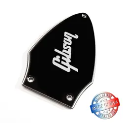 NEW BLACK/WHITE/BLACK 3 PLY TRUSS ROD COVER FOR GIBSON FLYING V   WHITE DECAL