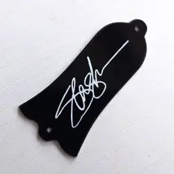 BLACK TRUSS ROD COVER PLATE CUSTOM ENGRAVED 2 PLY FOR GIBSON GUITAR PARTS