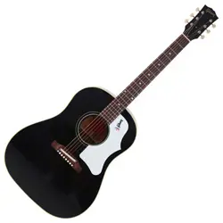 GIBSON 60S J 45 ORIGINAL EBONY ACOUSTIC GUITAR