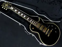ORVILLE BY GIBSON LPC-W/3P.U./LES PAUL CUSTOM EBONY 1990 SAFE DELIVERY FROM JAPA
