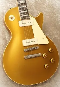 GIBSON CS: HC 1956 LES PAUL GOLD TOP REISSUE DOUBLE GOLD VOS ELECTRIC GUITAR