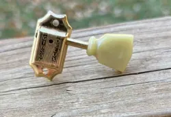 VINTAGE GIBSON DELUXE GOLD TUNING PEG D-169400 TREBLE SIDE