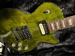GIBSON LES PAUL STUDIO REFINISHED GREEN ELECTRIC GUITAR