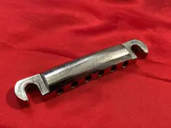 1982 GIBSON SONEX GUITAR TAILPIECE CHROME STOP BAR VINTAGE PART