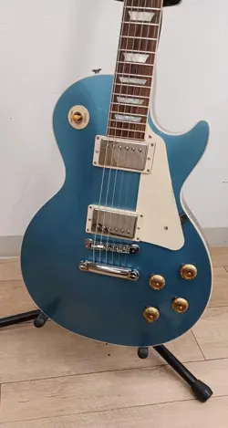 GIBSON ELECTRIC GUITAR LES PAUL STANDARD 50S PLAIN TOP PELHAM BLUE 2023 USED
