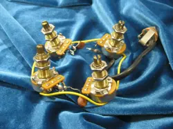 1995 GIBSON LES PAUL WIRING HARNESS POTS JACK SWITCH