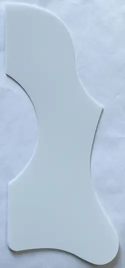 FOR GIBSON J45 & J50 ACOUSTIC GUITAR SELF-ADHESIVE PICKGUARD WHITE