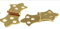 GUITAR CASE OFFSET BRASS HINGE FOR OVERLAPPING LID USA GIBSON/MARTIN PER  HINGE