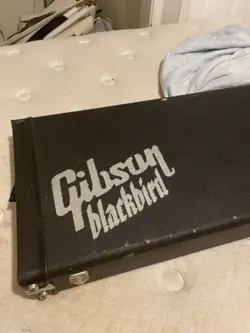 GIBSON NIKKI SIXX SIGNATURE BLACKBIRD THUNDERBIRD WITH OHSC