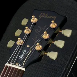GIBSON LES PAUL STUDIO EBONY/GOLD HARDWARE 4.45KG/2004 MADE SAFE DELIVERY FROM J