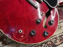 GIBSON CUSTOM SHOPBY SERIES LEE RITENOUR ES-335 ANTIQUE FADED CHERRY SAFE DELIVE