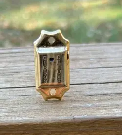 VINTAGE GIBSON DELUXE GOLD TUNING PEG D-169400 BASS SIDE PARTS
