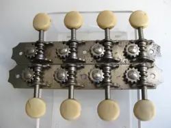 VINTAGE EARLY 50'S GIBSON MANDOLIN TUNERS BY KLUSON SET FOR PROJECT UPGRADE