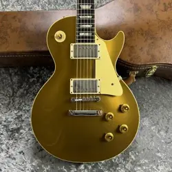 GIBSON CUSTOM SHOP HISTORIC REISSUE 1957 LES PAU GOLD TOP DARK