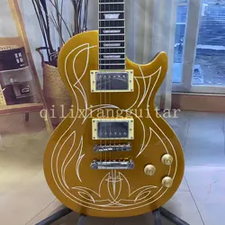 ELECTRIC GUITAR2014 GIBSON LES PAUL BILLY GIBBONS GOLDTOP PINSTRIPE US WAREHOUSE