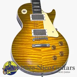GIBSON CUSTOM SHOP 2023 HISTORIC COLLECTION 1959 LES PAUL VOS GREEN LEMON FADE