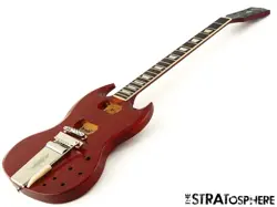 GIBSON USA SG STANDARD '61 FADED MAESTRO VIBROLA BODY & NECK MAHOGANY CHERRY
