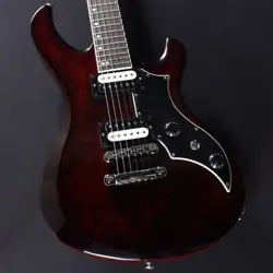 GIBSON VICTORY FIGURED TOP (WINE RED BURST)