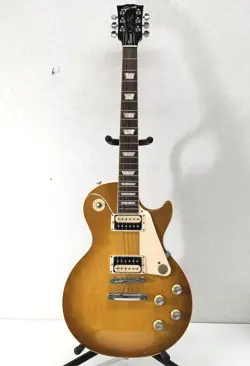 GIBSON LES PAUL CLASSIC HONEY BURST MADE IN USA 2019 SOLID BODY ELECTRIC GUITAR