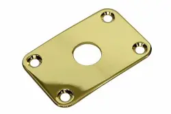 CURVED RECTANGULAR METAL JACK PLATE JACKPLATE FOR GIBSON® EXPLORER GOLD