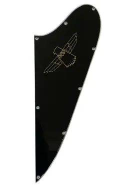 NEW 3 PLY BLACK FOR GIBSON FIREBIRD THUNDERBIRD BASS STYLE GUITAR PICKGUARD