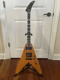 GIBSON USA / DAVE MUSTAINE FLYING V EXP ANTIQUE NATURAL