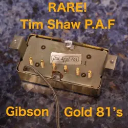 1981 TIM SHAW