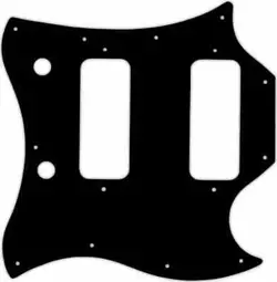 WD CUSTOM PICKGUARD FOR GIBSON 2008 SG CLASSIC #03R BLACK/RED/BLACK