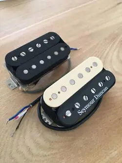 GIBSON / 57 CLASSIC 3-CORE SEYMOUR DUNCAN TB-6 REVERSE ZEBRA FRONT REAR SET