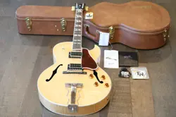 MINTY! 2013 GIBSON LTD MEMPHIS CUSTOM ES-175 FIGURED ANTIQUE NATURAL   COA OHSC