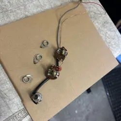 ORIGINAL 1965 1960S GIBSON LES PAUL SG JUNIOR CTS POTS WIRE HARNESS COMPLETE