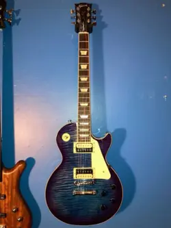2022 GIBSON LES PAUL TRADITIONAL PRO V ELECTRIC GUITAR BLUEBERRY BURST   OHSC