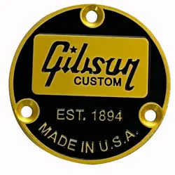 NEW FOR GIBSON LES PAUL GUITAR METAL TOGGLE SWITCH BACK PLATE COVER EST-1894