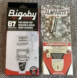 KILLER DEAL! BIGSBY B7, VIBRAMATE V7 & ROLLER SADDLE BRIDGE 4 GIBSON/EPI GUITARS