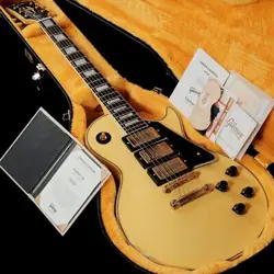 GIBSON CUSTOM SHOP MURPHY LAB 1957 LES PAUL CUSTOM 3PU HEAVY ANTIQUE WHITE W STI