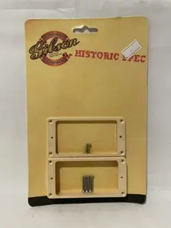 GIBSON HISTORIC PICKUP RING SET GENUINE LES PAUL CREAM CREME / R9 / PRPR-035