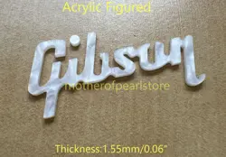 2PCS FIGURED ACRYLIC PEGHEAD INLAY FOR GIBSON GUITARS 1.5MM/0.06
