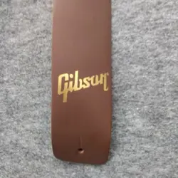 GIBSON GUITAR STRAP BROWN