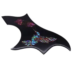 ABALONE HUMMINGBIRD PICKGUARD FOR GIBSON ACOUSTIC GUITARS - PLECTRUM GUARD