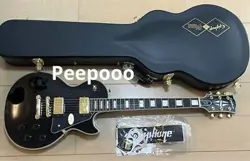 EPIPHONE INSPIRED BY GIBSON  CUSTOM LES PAUL CUSTOM EBONY