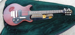 VINTAGE CHERRY 1965 GIBSON MELODY MAKER ELECTRIC GUITAR