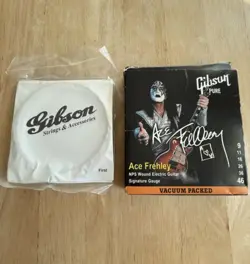 KISS ACE FREHLEY GIBSON GUITAR STRINGS (INCOMPLETE OPEN BOX)