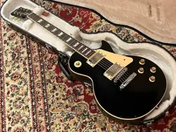 GIBSON LES PAUL TRADITIONAL MAHOGANY SATIN EBONY 2012 ELECTRIC GUITAR