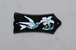 TRUSS ROD COVER WITH WHITE HUMMING BIRD INLAY WILL FIT GIBSON