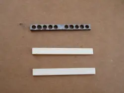 1970S 75 GIBSON PATENT NUMBER STAMPED T TOP PICKUP SPACERS & POLE PIECE GUIDE