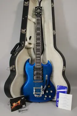 2012 GIBSON SG DELUXE COBALT FADE W/OHSC