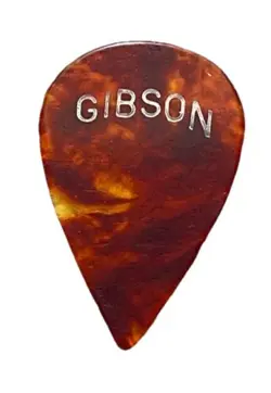 VINTAGE GUITAR PICKS-GIBSON- ARCHED LOGO 368-TORT- JOE MACEY COLLECTION