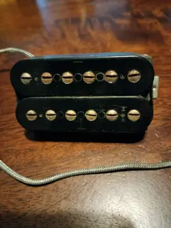 VINTAGE GIBSON T-TOP - TIM SHAW ERA DIRTY FINGERS HUMBUCKER PICKUP BLACK