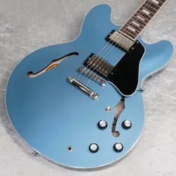 GIBSON EXCLUSIVE MODEL ES-335 60S BLOCK PELHAM BLUE WEIGHT:3.45KG