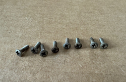 GIBSON VINTAGE LES PAUL SG ES PICKGUARD BACK PLATE SCREW SET 1961 - 1969